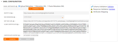 SAML Configuration